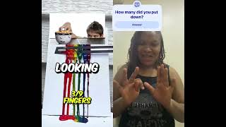 How many fingers did you put down? #viral #funny #trending #shorts #fyp