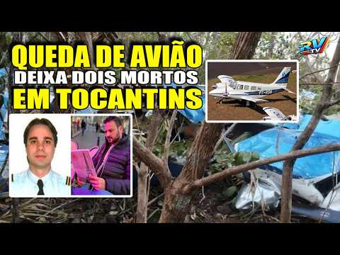 (( DOIS MORTOS )) Empresário e piloto MORRREM em queda de aeronave em Divinópolis do Tocantins