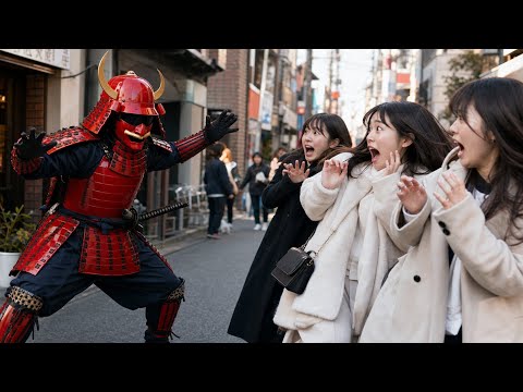 Shocking People with Samurai Scares【PRANK JAPAN】