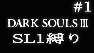 【DARK SOULS3】SL1縛り実況プレイ #1【ダークソウル3】