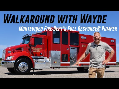 Montevideo Fire Department's Full Response® Pumper by CustomFIRE