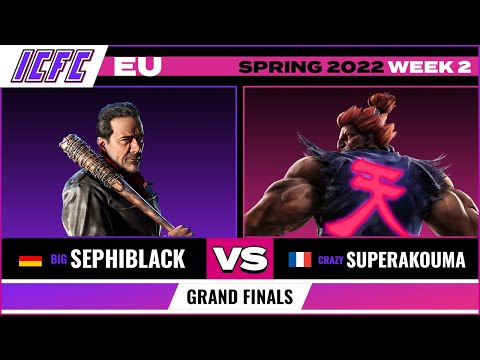 Sephiblack (Negan) vs. Super Akouma (Akuma) Winners Final - ICFC EU Tekken 7 Season 5 Week 2