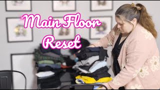 A Realistic Clean With Me | Laundry, Kitchen & Living Room Reset