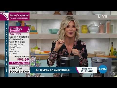 Keurig KSupreme Coffee Maker with 24 KCups and My KCup