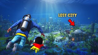 Shinchan And Franklin Discover SECRET Underwater City In GTA 5 | Paradox FTW