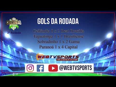 Gols 2ª Rodada Candangão 2020