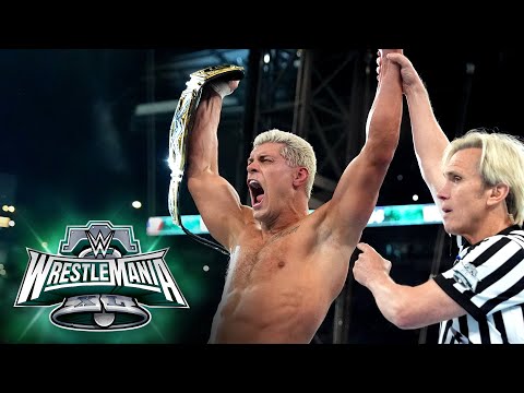 Cody Rhodes conquers The Bloodline to win the WWE Universal Title: WrestleMania XL Sunday highlights