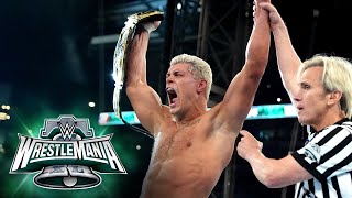 Cody Rhodes conquers The Bloodline to win the WWE 