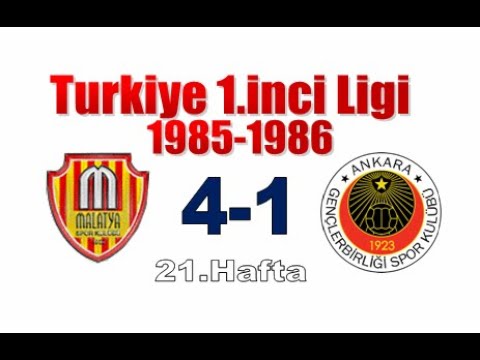 [1986.02.09] 1985-1986 21.Hafta Malatya - Genclerbirligi 4-1