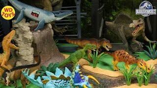 New Giant Box Jurassic World Surprise Dinosaurs For Kids / T-Rex, Indominus Rex, Unboxing #2