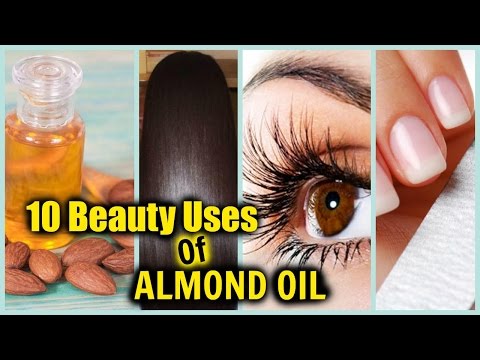 BEAUTY USES OF ALMOND OIL! │ LONG SHINY HAIR, GLOWING SKIN, PREVENT WRINKLES, GROW EYELASHES!