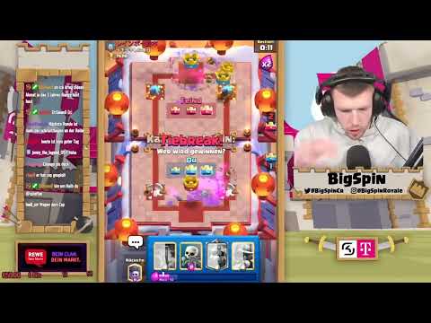 Bigspin passiert DAS UNMÖGLICHE Clash Royale Clips deutsch