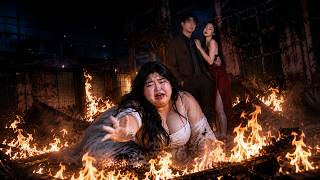 老公為謀家產，聯手情婦將300斤的她活活燒死！大難不死她減重200斤換臉歸來，華麗復仇，讓狗男女血債血償！#假死換臉，瘦身千金美又颯#短劇 #drama #霸總 #追妻火葬場 #逆襲