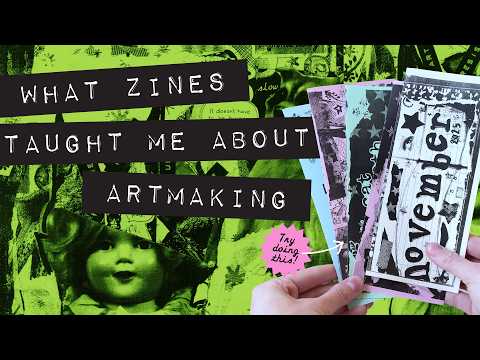 what making #zines taught me about my artistic practice *:⋆° collage a #visionboard #craftwithme