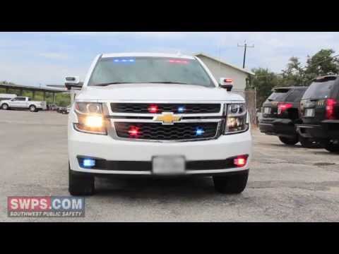 2015 Chevy Tahoe Police outfitted with Running Board LEDs - SWPS - LVPD15TAHOE