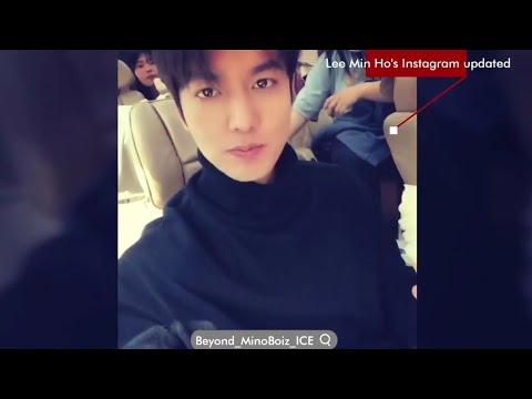 Lee Minho's Instagram Update ice cream eating vedio with girls (17.05.20120)