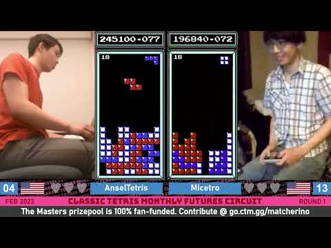 Ansel, Micetro, Reimia, SaltedSofa | Blue Bracket | Classic Tetris Monthly Futures