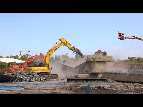 Melbourne Park Stage 3 Demolition Works - April 2019