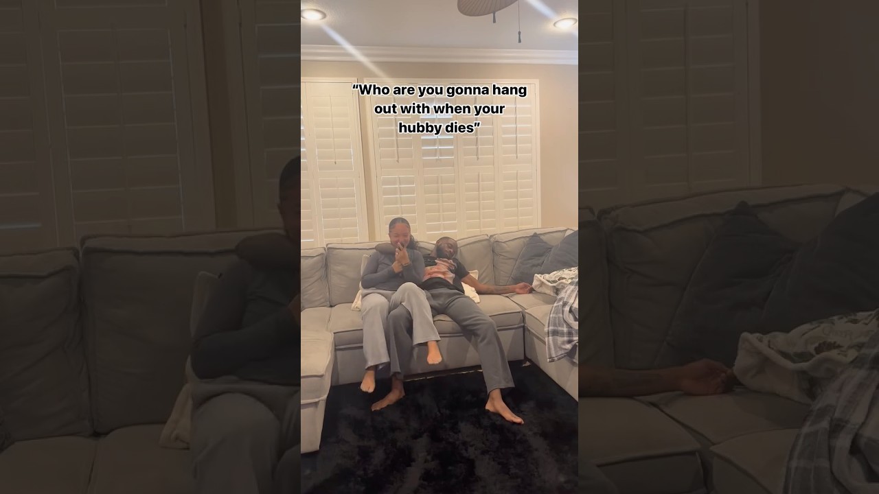 He’s not going anywhere 🥹🌚 #funny #husbandwife #couple