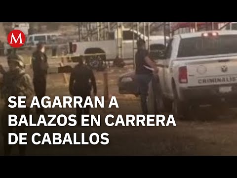 Balacera durante carrera de caballos deja siete muertos en Parral, Chihuahua