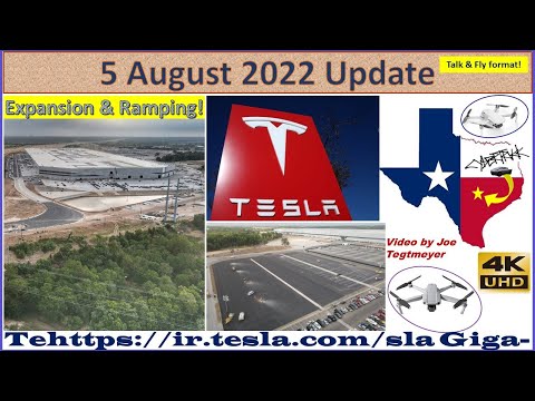 Tesla Gigafactory Texas 5 August 2022 Cyber Truck & Model Y Factory Construction Update (07:30AM)