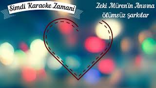 Zeki Müren - Rüyalarda Buluşuruz Karaoke {Zeki Müren&#39;in Anısına} Ölümsüz Şarkılar #ZekiMuren #SKZ