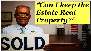 When must an Executor or Administrator Sale Estate Real Property?