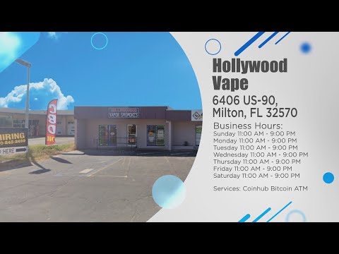 Bitcoin ATM in Milton - Hollywood Vape (US-90) Bitcoin ATM in Milton - Hollywood Vape (US-90)
