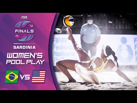 Agatha/Duda vs Sponcil/Claes - Women's Pool Play | World Tour Finals 2021