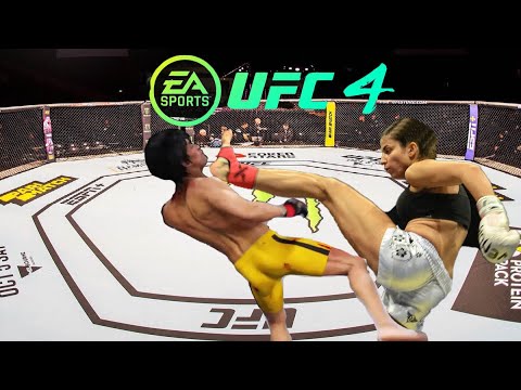 Bruce Lee vs KickboxerGirl EA Sports UFC 4UFC M-1 Zaruba