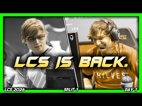 THE RETURN OF THE LCS (LCS 2026 CoStreams ━ Split 1 ━ Day 1)