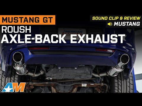 AmericanMuscle Mustang - Roush Axle-Back Exhaust Sound Clip (2011-2014 Mustang GT)