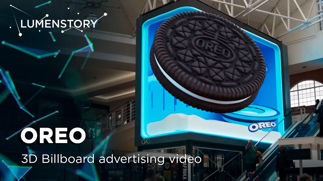 OREO | 3D Billboard for Nabisco company | lumenstory