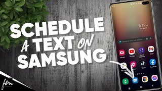 How to schedule text on Samsung phone