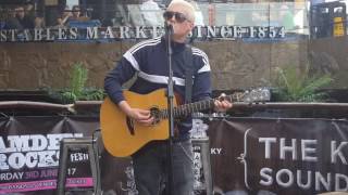 Ally Dickaty ( virginmarys) performing  just a ride acoustic.
