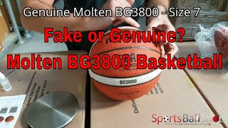 Molten BG3800 Basketball Size 7 - Is Yours Fake Or Genuine