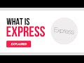 Everything You Need to Know About Express.js | JavaScript Framework Explained in 3 Minutes