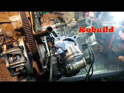 Brute Force 750 POS Engine Rebuild begins