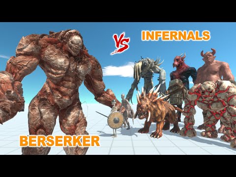 BERSERKER vs Infernals - Animal Revolt Battle Simulator
