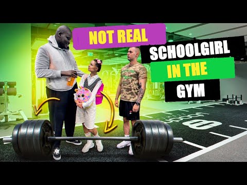 FAKE SCHOOLGIRL IN THE GYM
