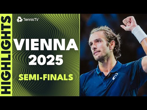 Sinner Faces De Minaur; Zverev Battles Musetti | Vienna 2025 Semi-Final Highlights