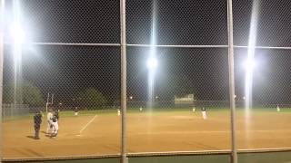 Mike's hard head at work