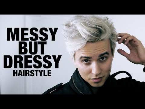 Messy But Dressy - Mens Bed Head Hairstyle Tutorial