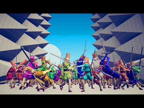 DOUBLE SPIKED WALL FREE FOR ALL TOURNAMENT - TABS Totally Accurate Battle Simulator