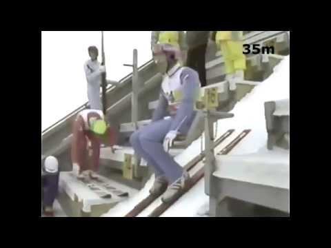 Eddie Edwards 55m (?) - K89 Calgary 1988