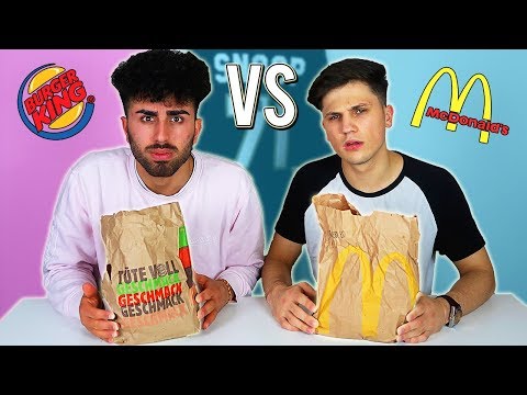 MCDONALDS vs BURGER KING CHALLENGE !!!| TwoBrokeBoys
