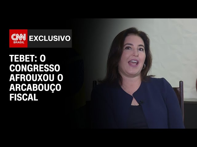 “O Congresso afrouxou o arcabouço fiscal”, diz Tebet à CNN | BASTIDORES CNN
