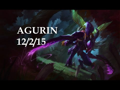 Rank 1 Agurin KHA' ZIX VS GRAGAS - Challenger EUW Patch 11.5
