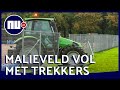 Boeren rijden hekken omver op Malieveld | NU nl