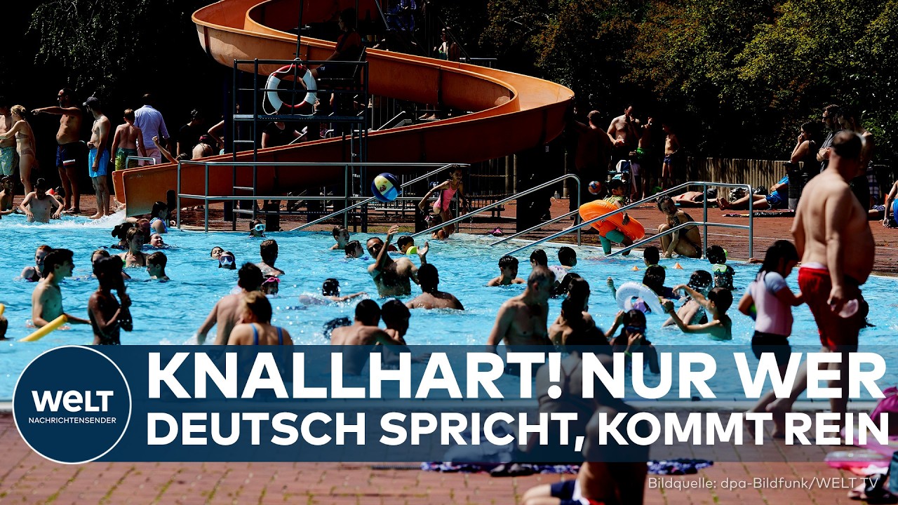 HALLE: Einlass-Verbot bei mangelnden Deutschkenntnissen! Freibad-Regel löst heftige Kritik aus